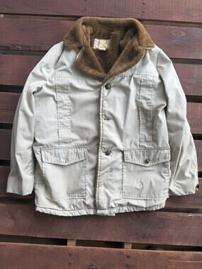 Vintage 70s MacMurray of California Ranch Coat Sherpa Lined Western Car Jacket